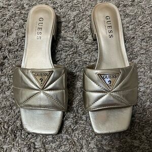 Guess Quilted Gelina Heeled Sandals